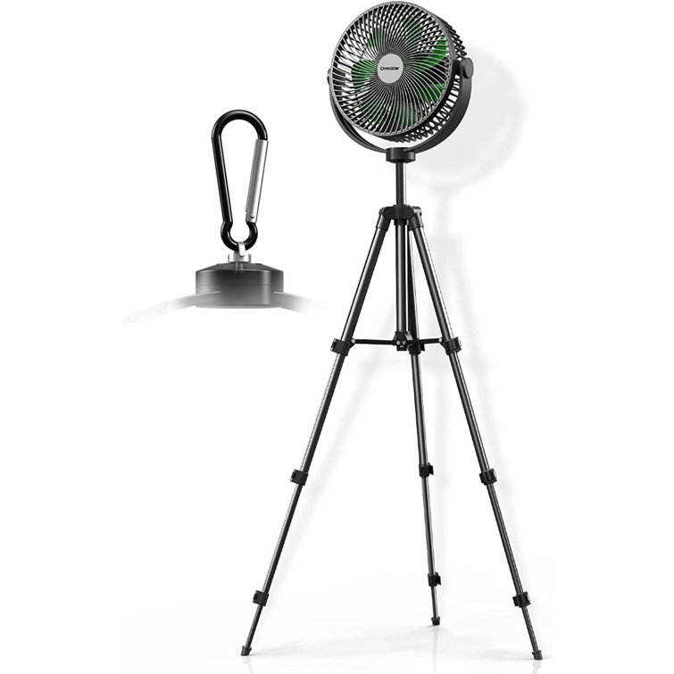 Quiet desk outlet fan for office
